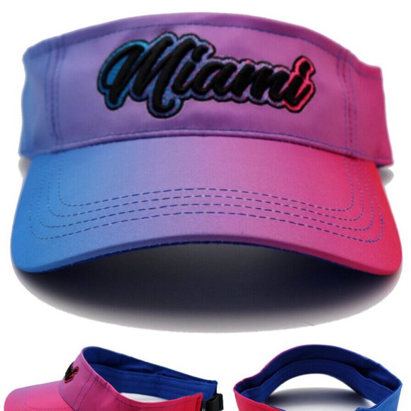 Miami Free Style Strapback Visor - Picture 1 of 8